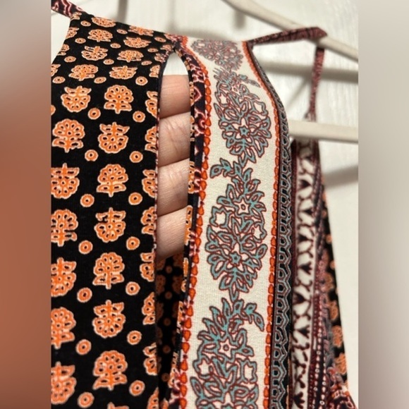 Rachel Zoe Racerback Mini Dress with Built in Bra Size Medium women’s boho Aztec - Picture 9 of 15